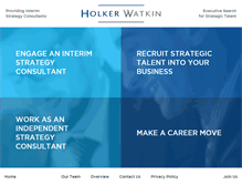 Tablet Screenshot of holkerwatkin.com